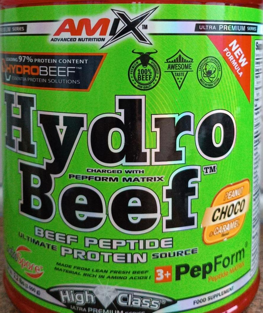 Fotografie - Hydro beef peanut choco caramel Amix Nutrition