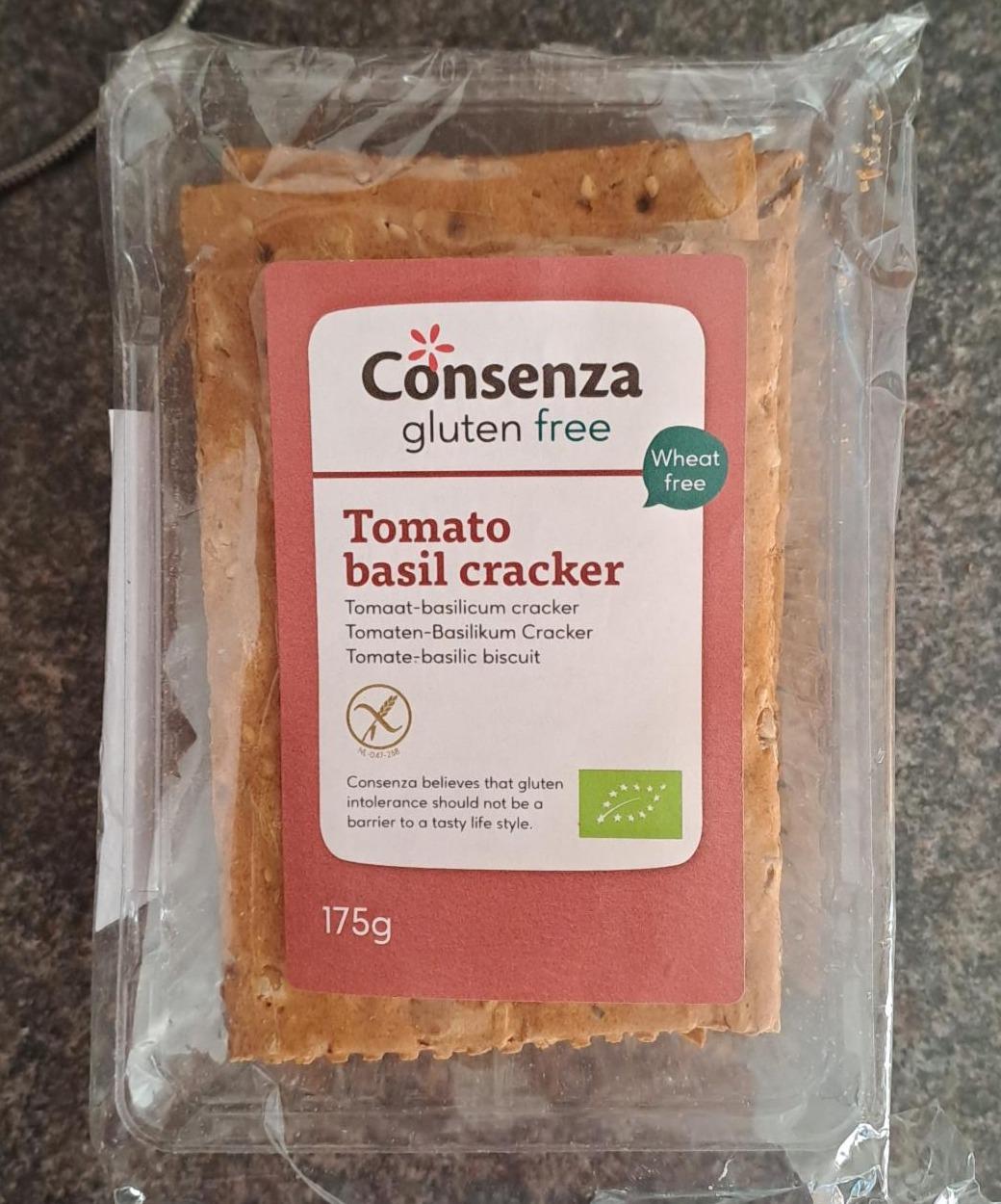 Fotografie - Tomato basil cracker bio gluten free Consenza