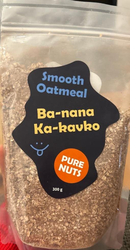 Fotografie - Smooth oatmeal ba-nana ka-kavko Pure Nuts