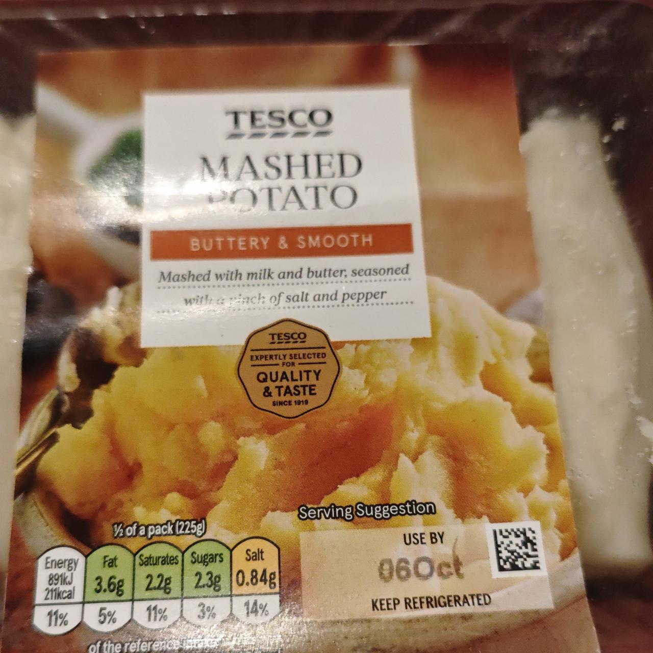 Fotografie - Mashed potato buttery & smooth Tesco