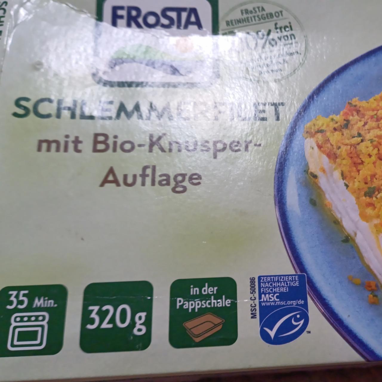 Fotografie - Schlemmerfilet mit bio knusper auflage FRoSTA