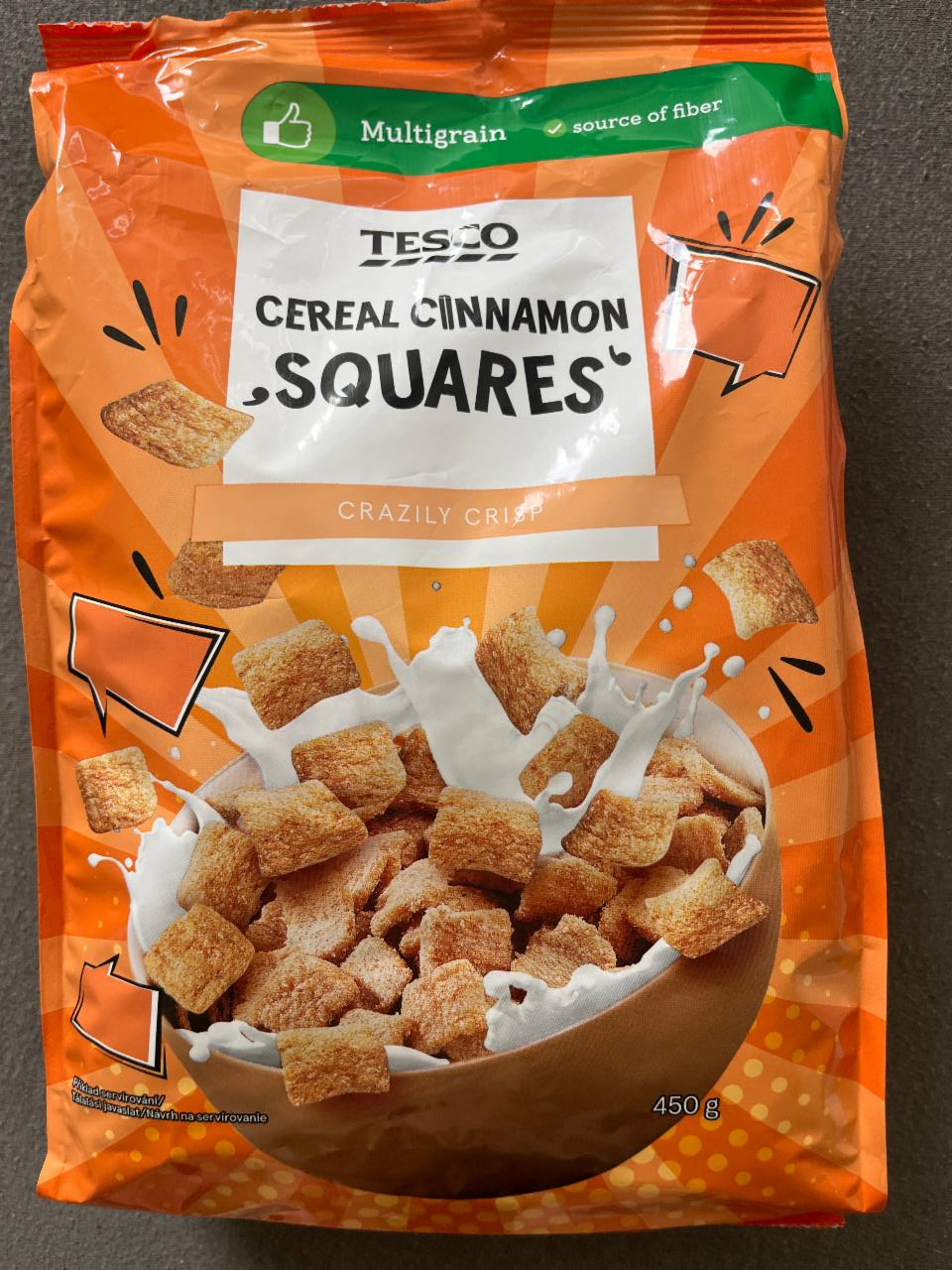 Fotografie - Cereal cinnamon squares Tesco