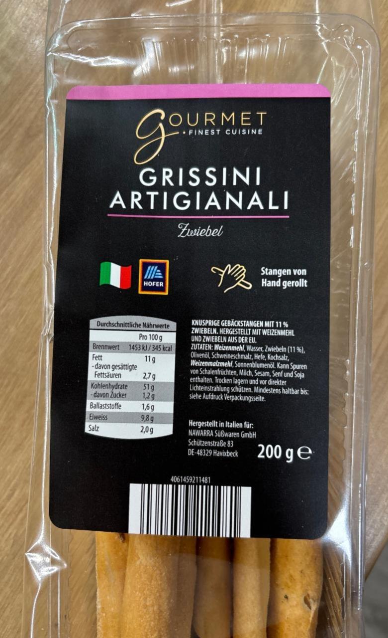 Fotografie - Grissini artigianali zwiebel Gourmet finest cuisine