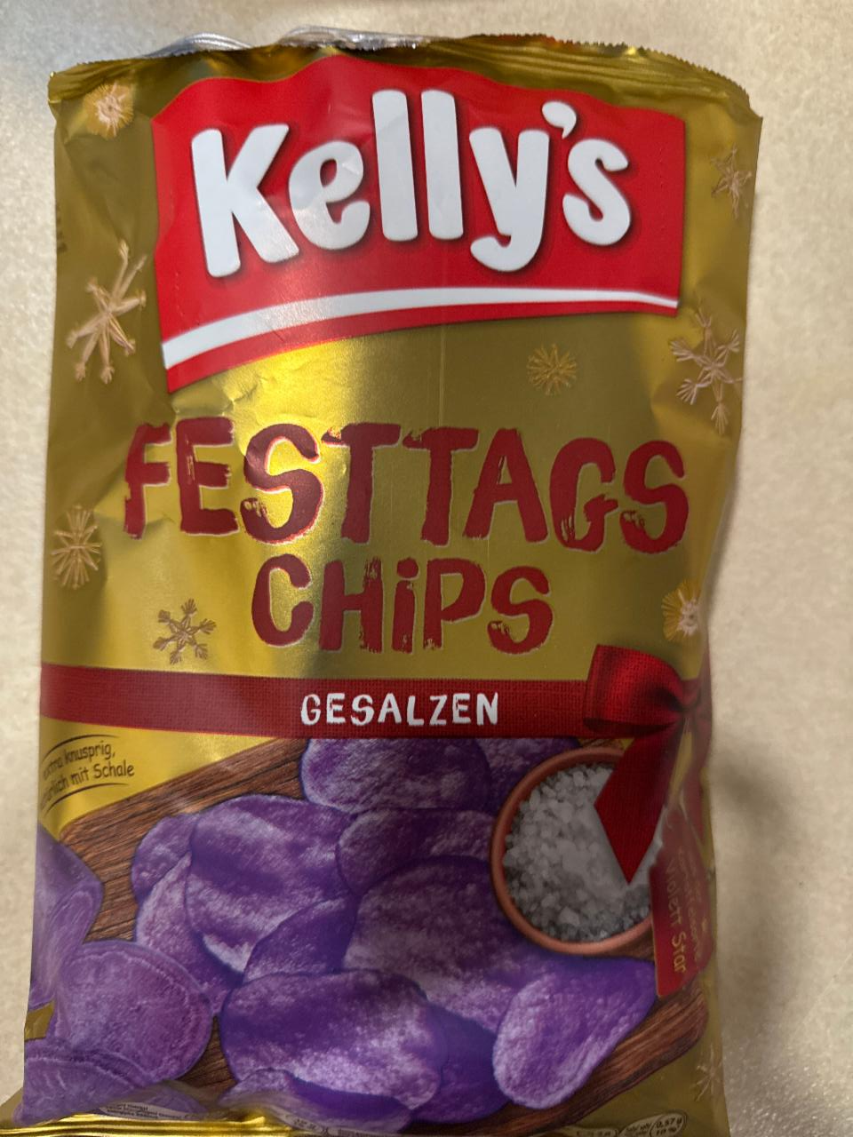 Fotografie - Festtags chips gesalzen Kelly’s