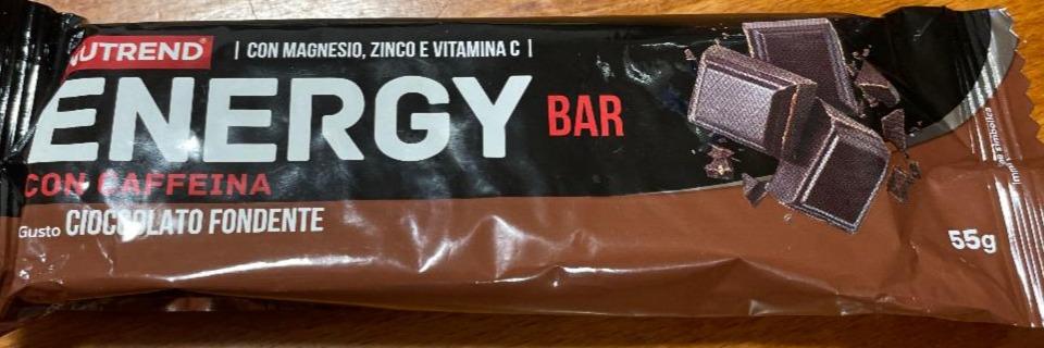 Fotografie - Energy bar con caffeina gusto cioccolato fondente Nutrend