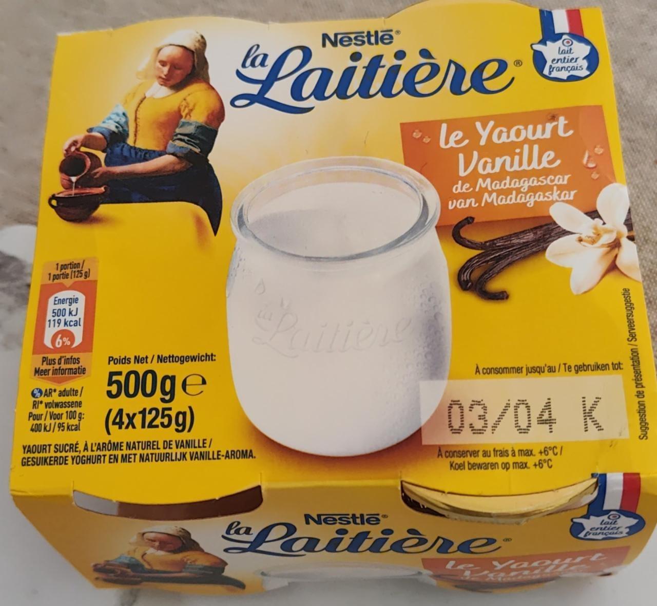 La laitière - yaourt vanille de madagascar