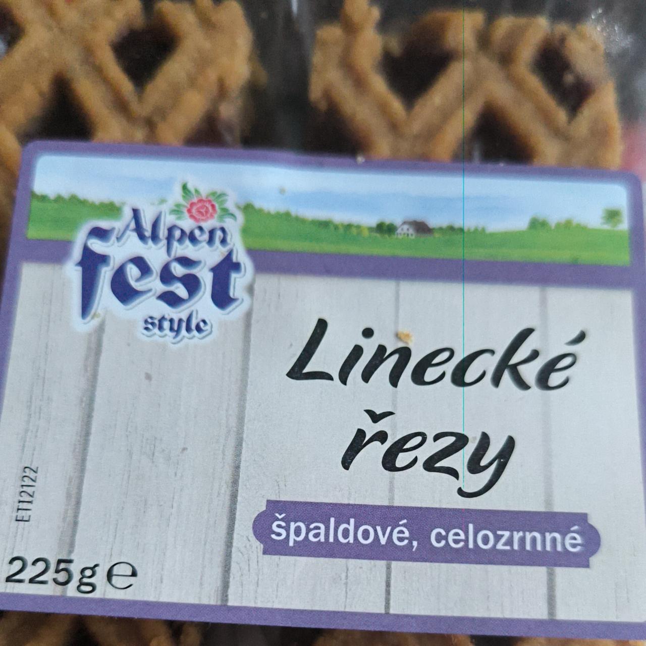 Fotografie - Linecké řezy špaldové celozrnné Alpen fest style