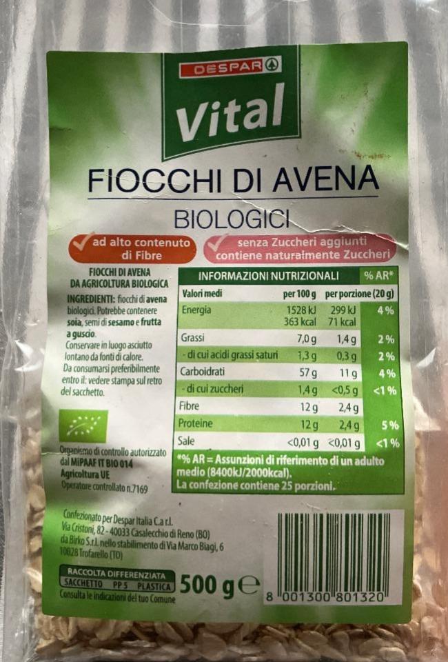 Fotografie - Fiocchi di avena Vital