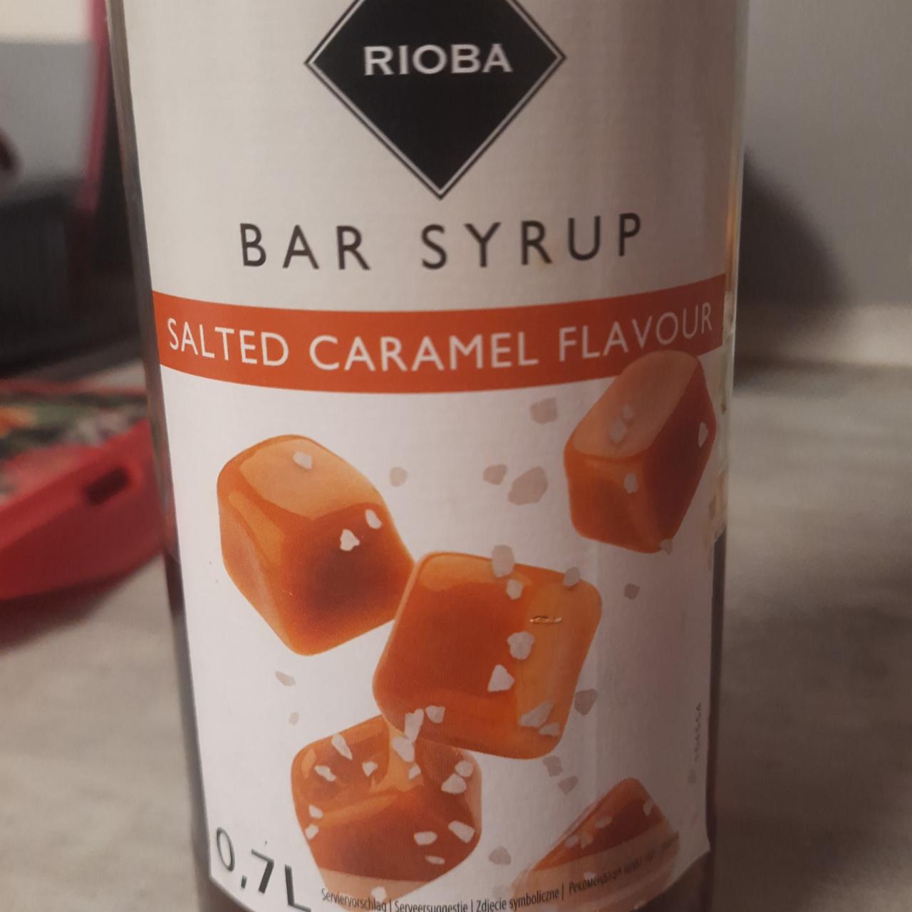 Fotografie - Bar syrup salted caramel flavour Rioba