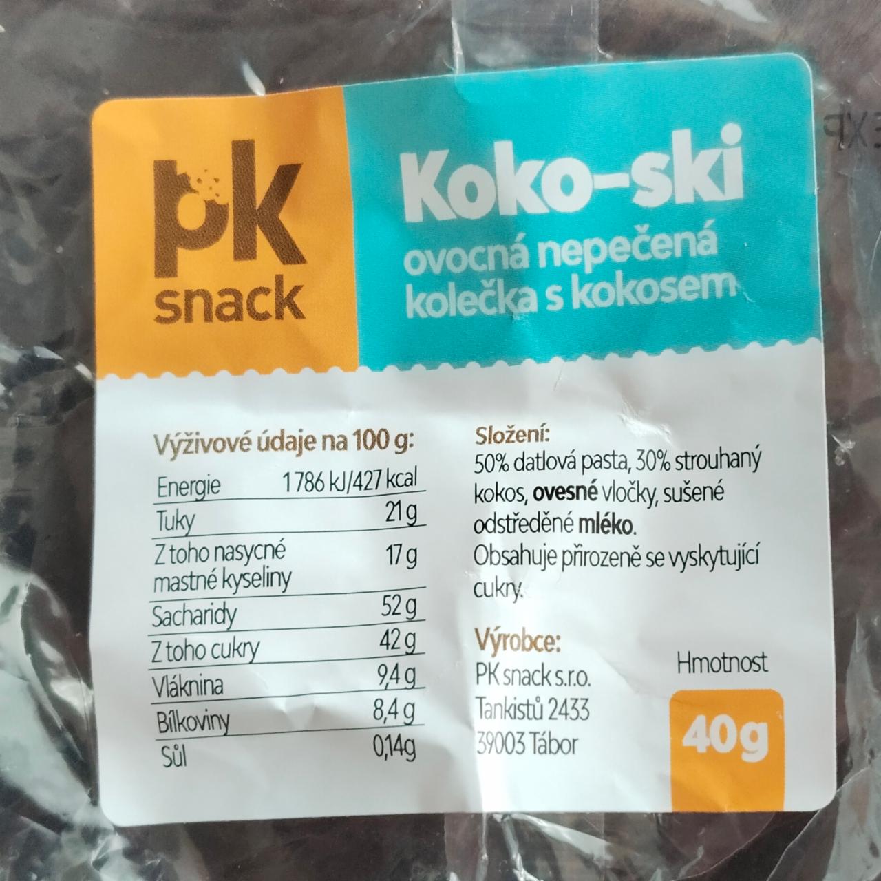 Fotografie - Koko-ski PK snack