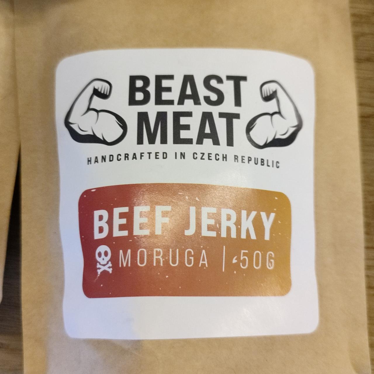 Fotografie - Beef jerky moruga Beast Meat