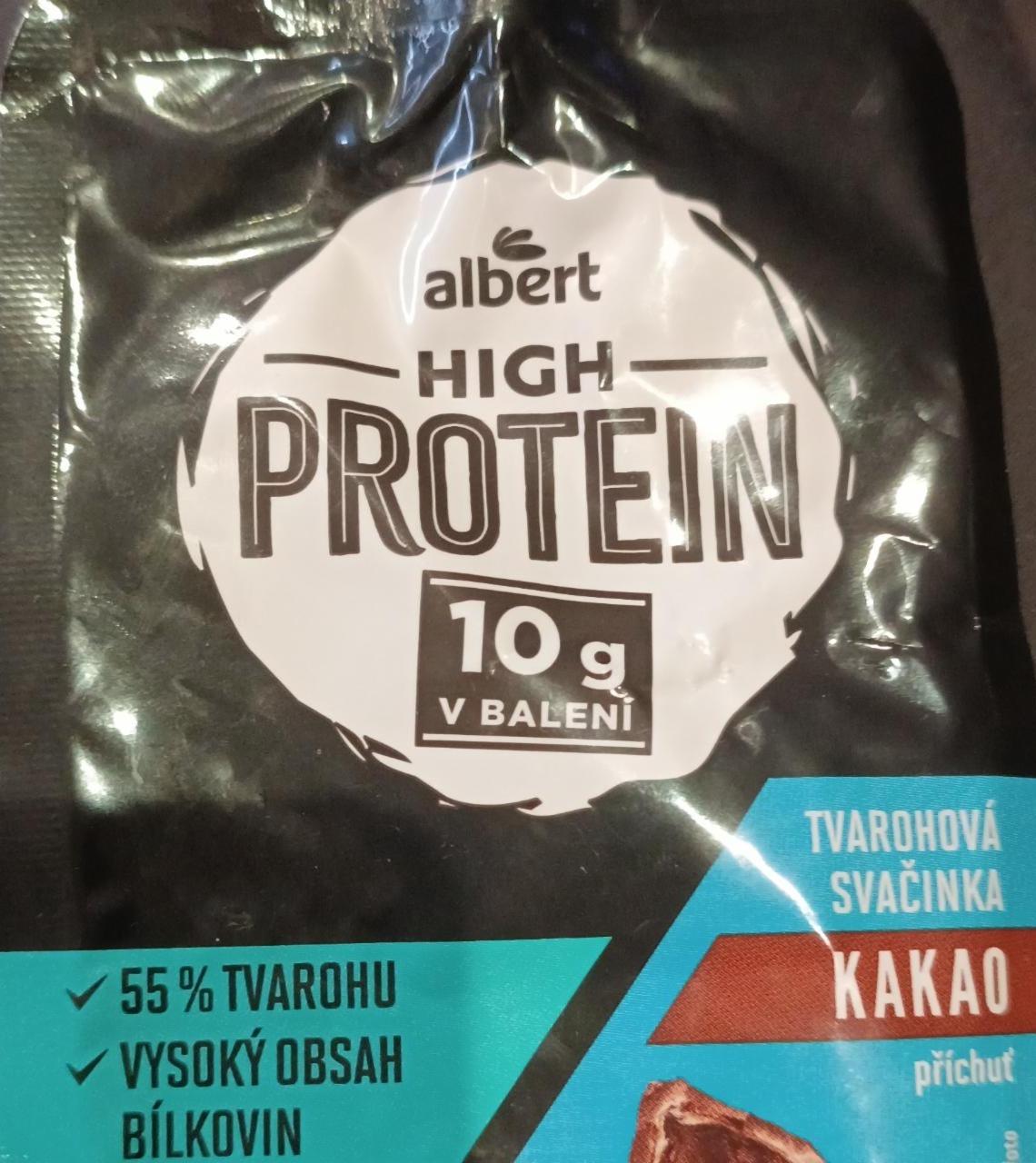 Fotografie - High protein tvarohová svačinka kakao Albert