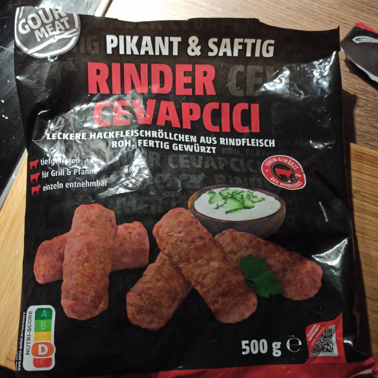 Fotografie - Rinder cevapcici pikant & saftig Gour Meat