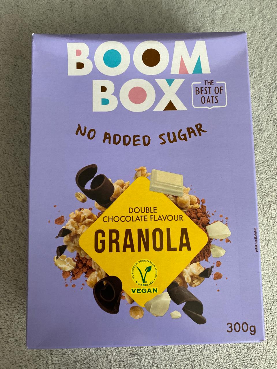 Fotografie - Double chocolate flavour granola Boom Box