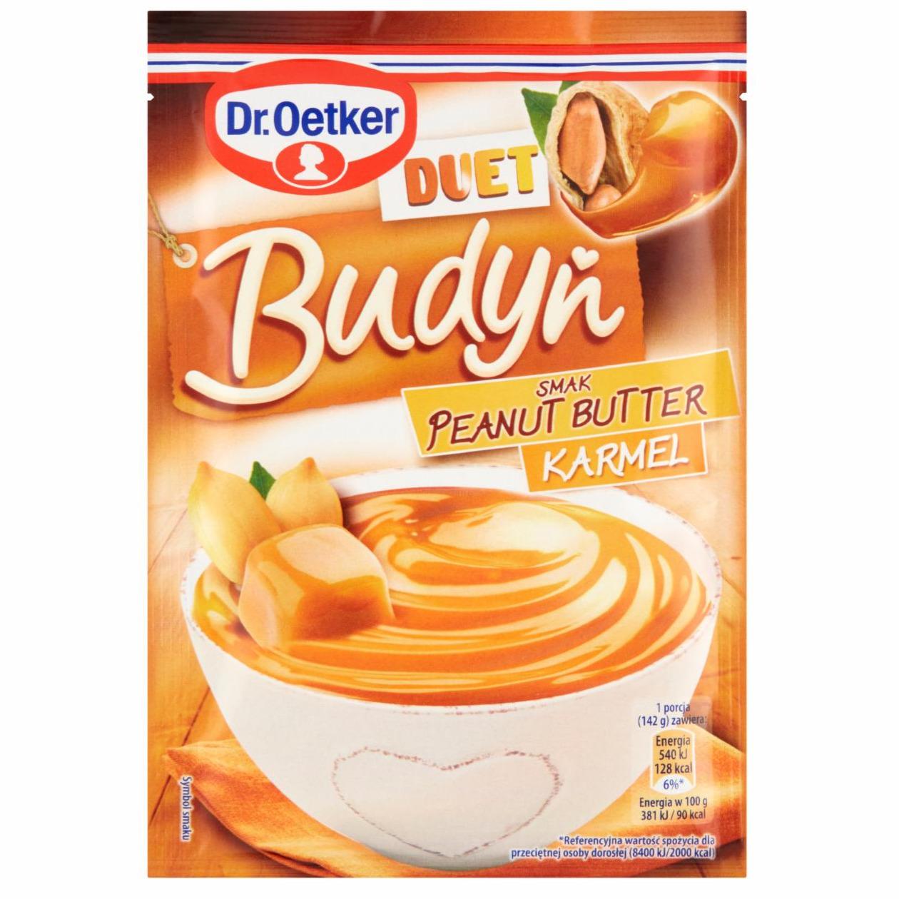 Fotografie - Budyń Duet smak peanut Butter Karmel Dr.Oetker