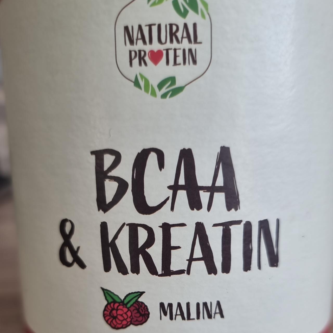 Fotografie - BCAA & kreatin malina Natural protein