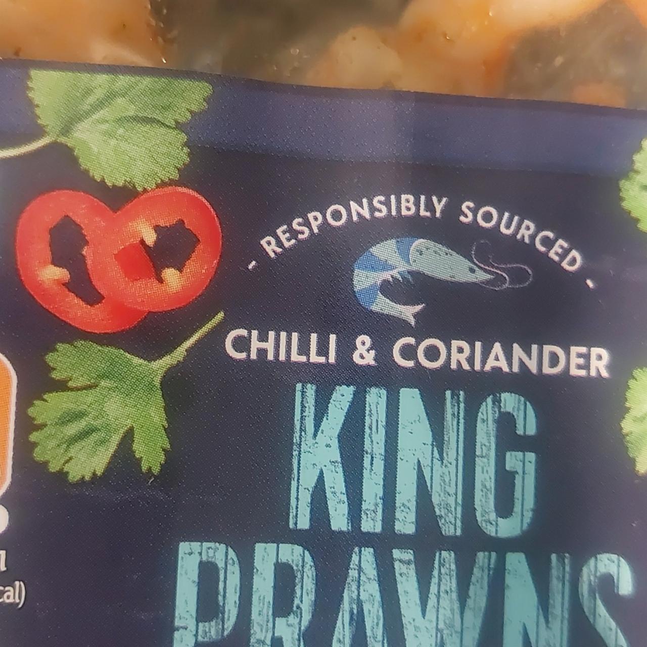 Fotografie - King prawns chilli & coriander Sainsbury's