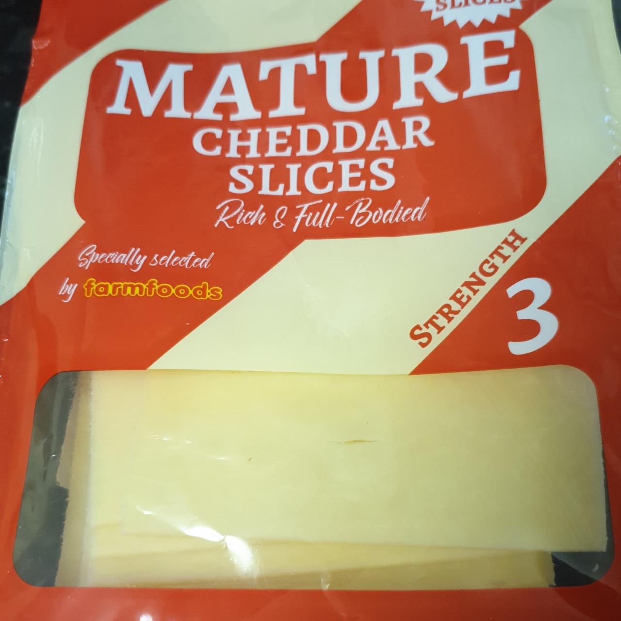 Fotografie - Mature cheddar slices Farmfoods