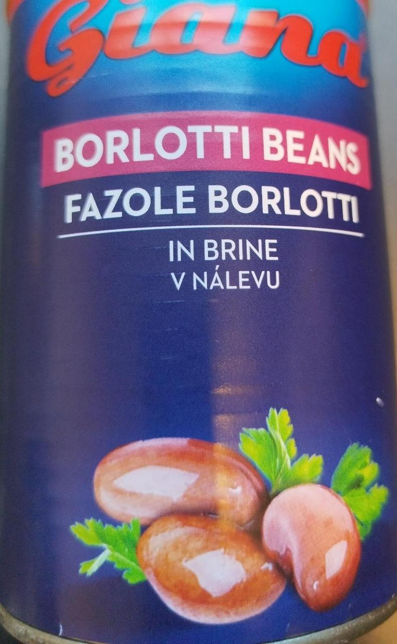 Fotografie - Borlotti beans in brine Giana
