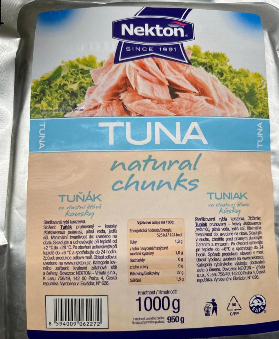 Fotografie - Tuna natural chunks Nekton