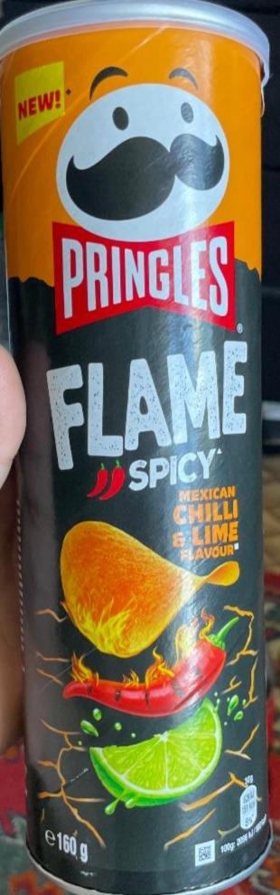 Fotografie - Flame Spicy Mexican chilli & lime flavour Pringles