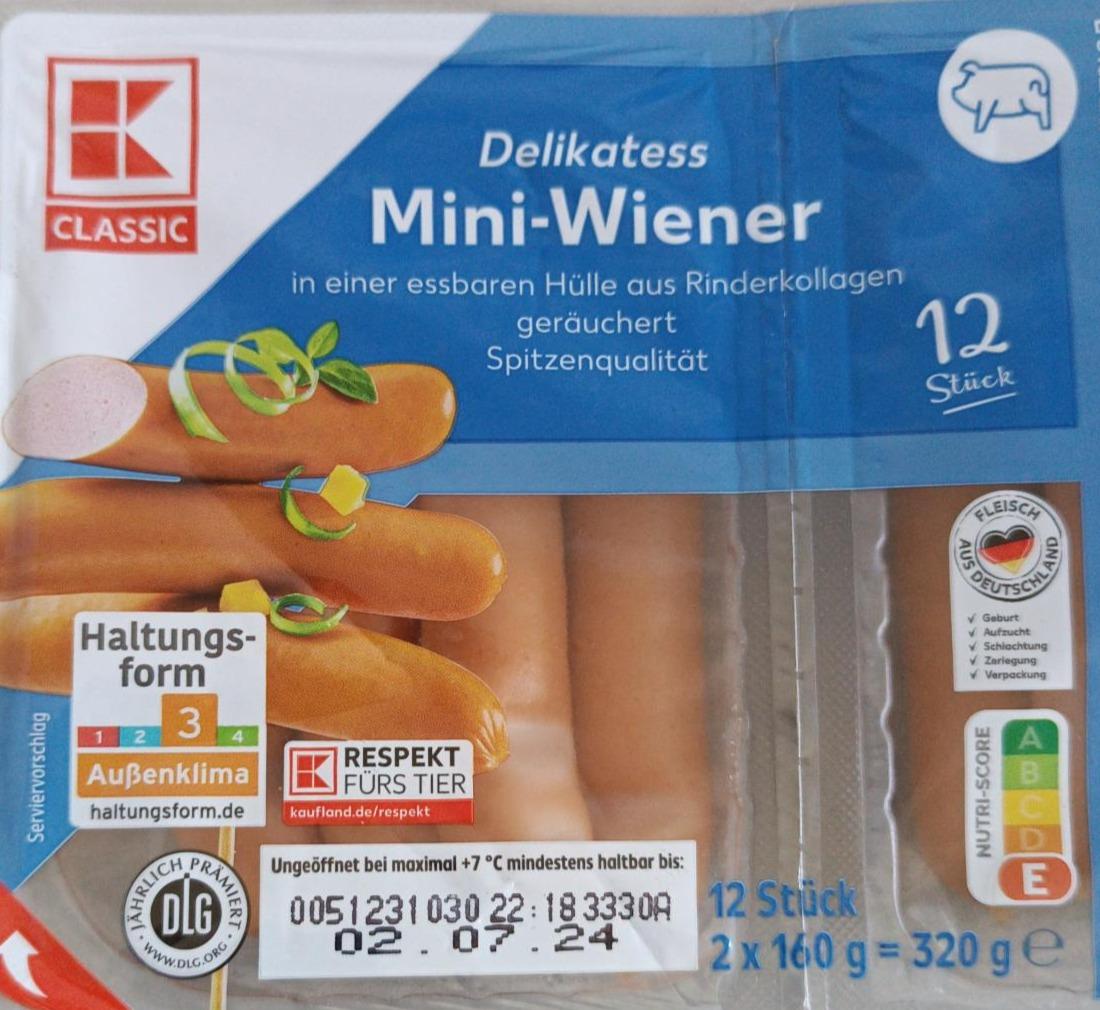 Fotografie - Delikatess Mini-Wiener K-Classic