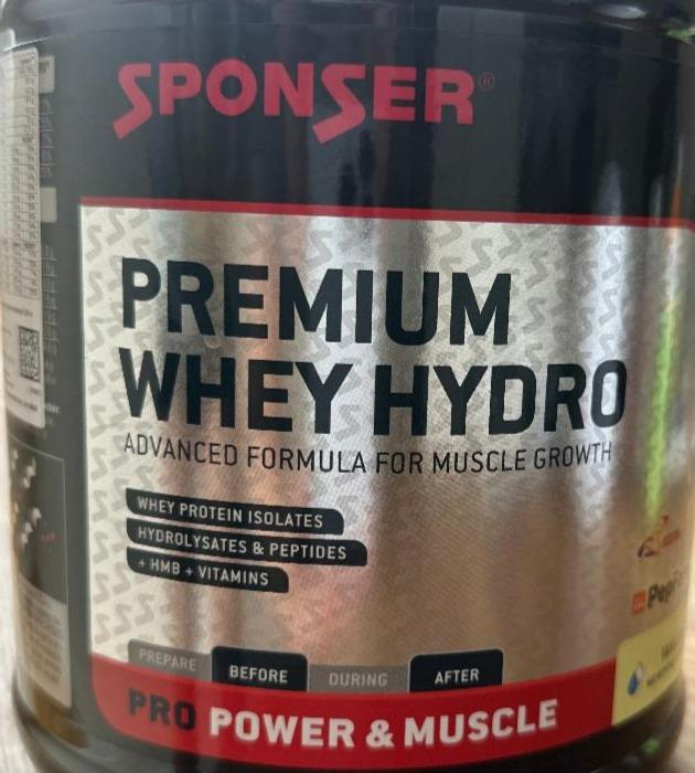 Fotografie - Premium whey hydro Sponser