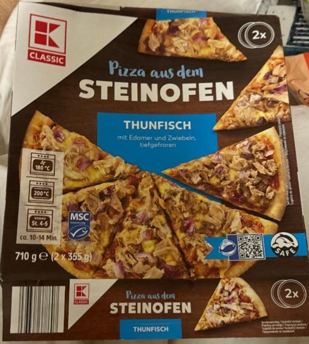 Fotografie - Thunfisch Steinofen pizza