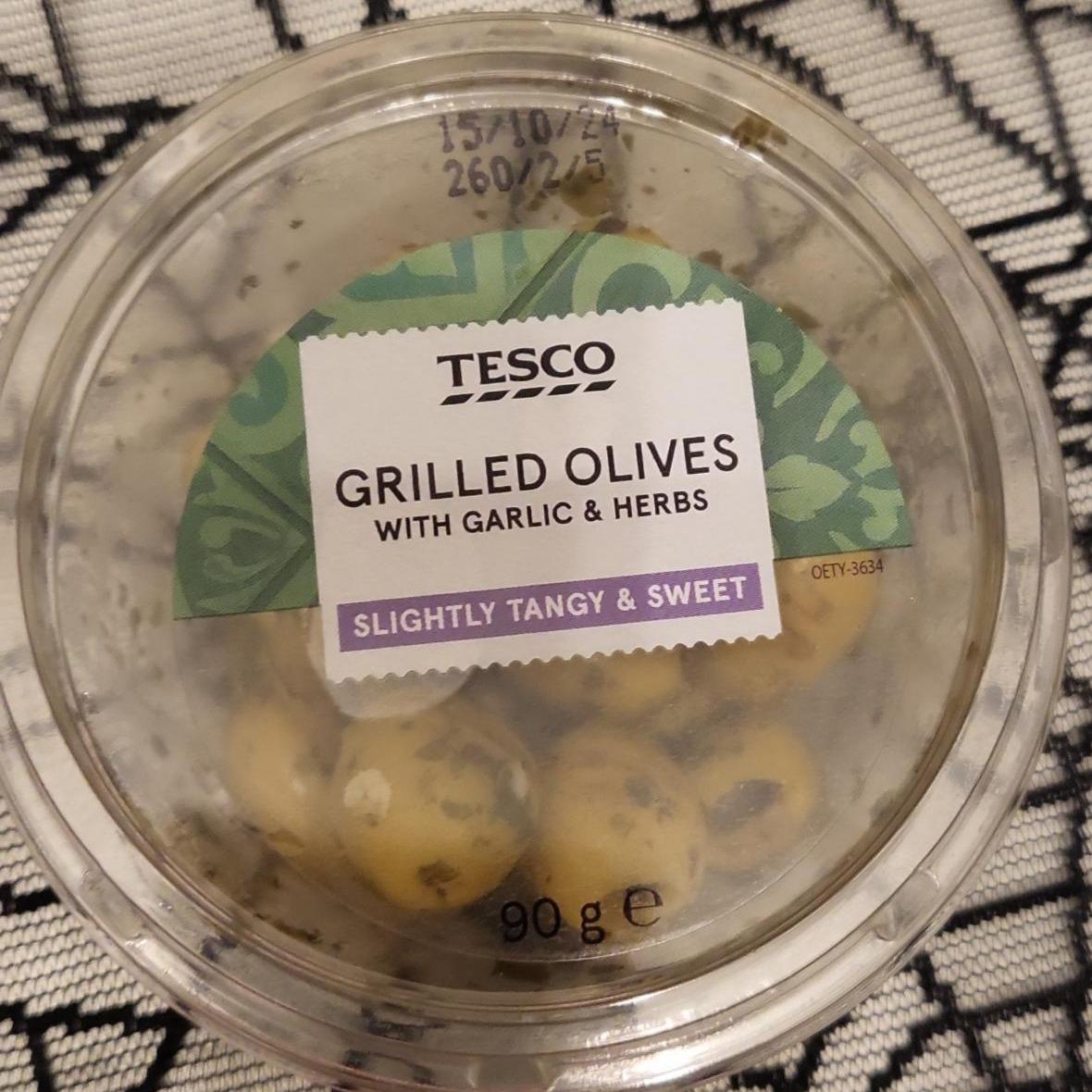 Fotografie - Grilled olives with garlic & herbs Tesco