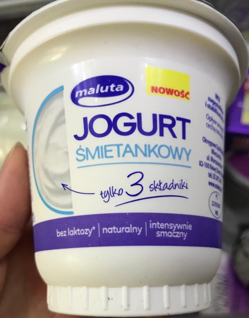 Fotografie - Jogurt śmietankowy bez laktozy Maluta