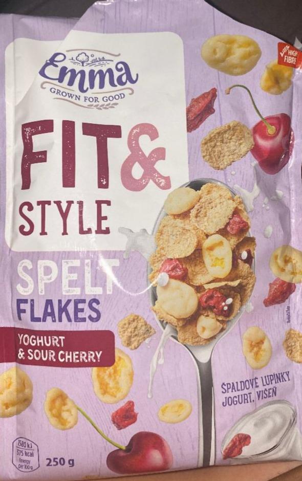 Fotografie - Fit & style spelt flakes yoghurt & sour cherry Emma Grown For Good