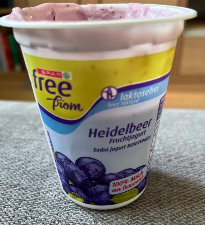 Fotografie - Heidelbeer fruchtjpgurt Spar free from