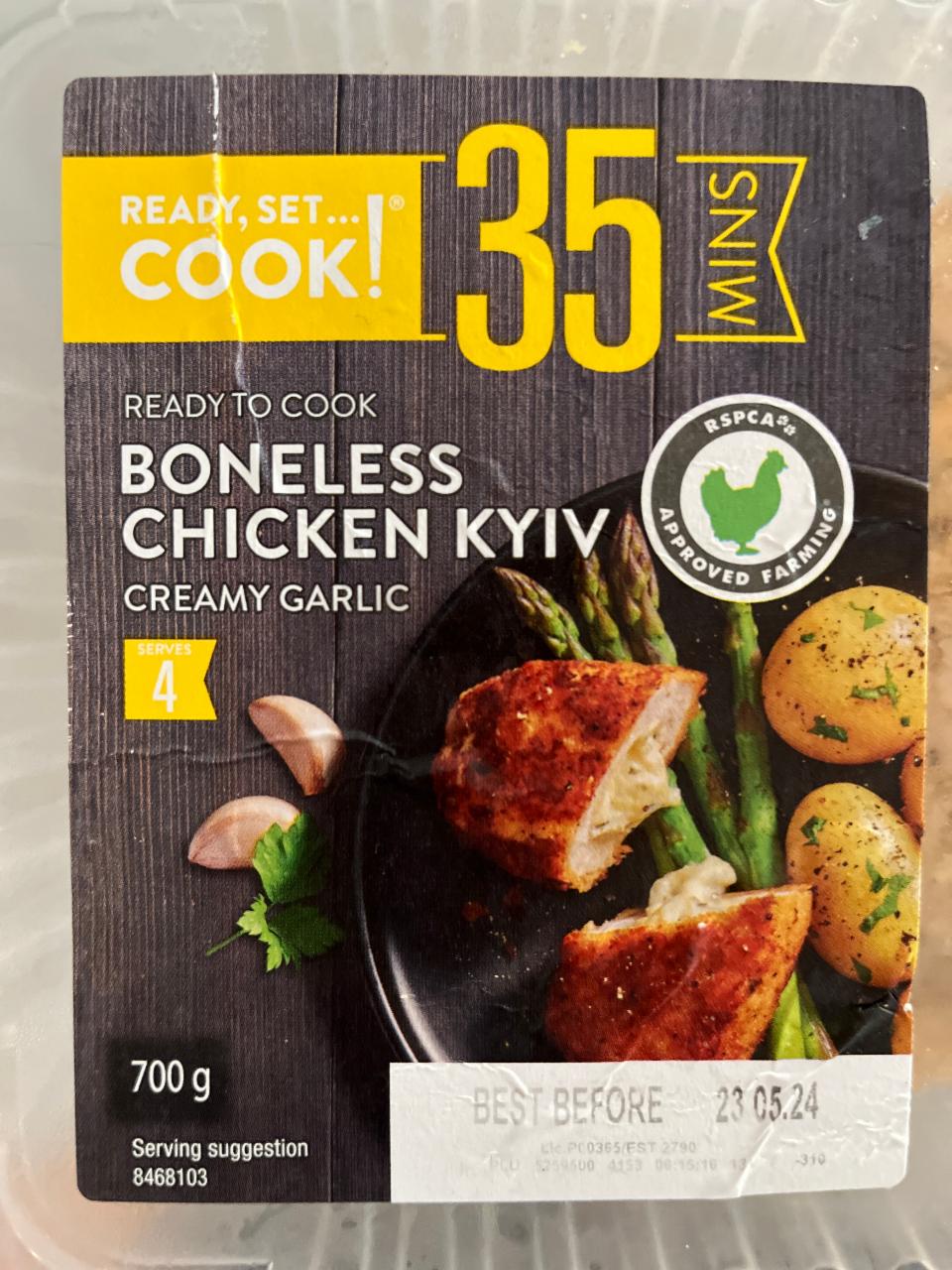 Fotografie - Boneless chicken kyiv creamy garlic Ready, set…cook!