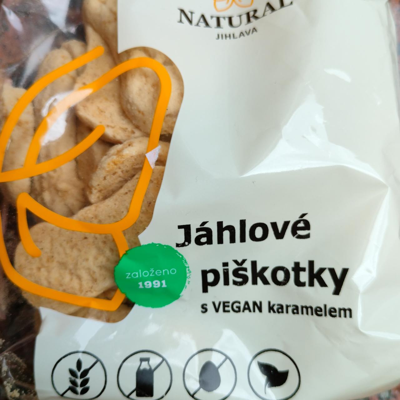 Fotografie - Jáhlové piškoty s vegan karamelem Natural Jihlava