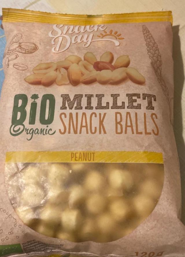 Fotografie - Millet snack balls peanut Bio oganice Snack Day