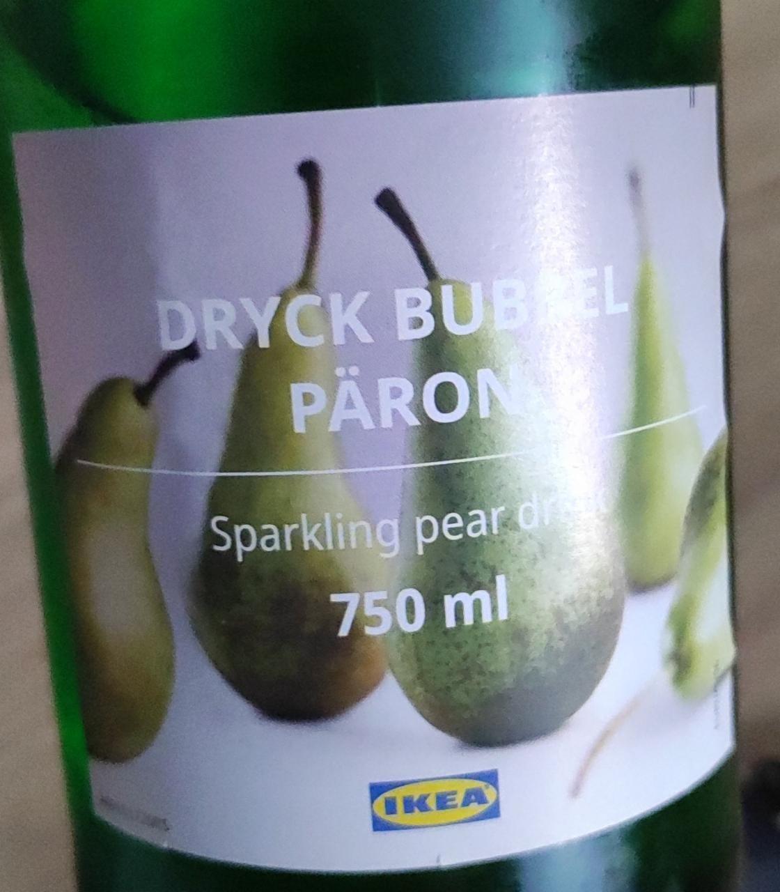 Fotografie - Dryck bubbel päron sparkling pear drink Ikea