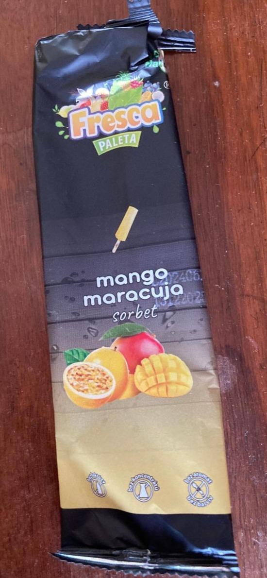 Fotografie - Mango maracuja sorbet Fresca Paleta