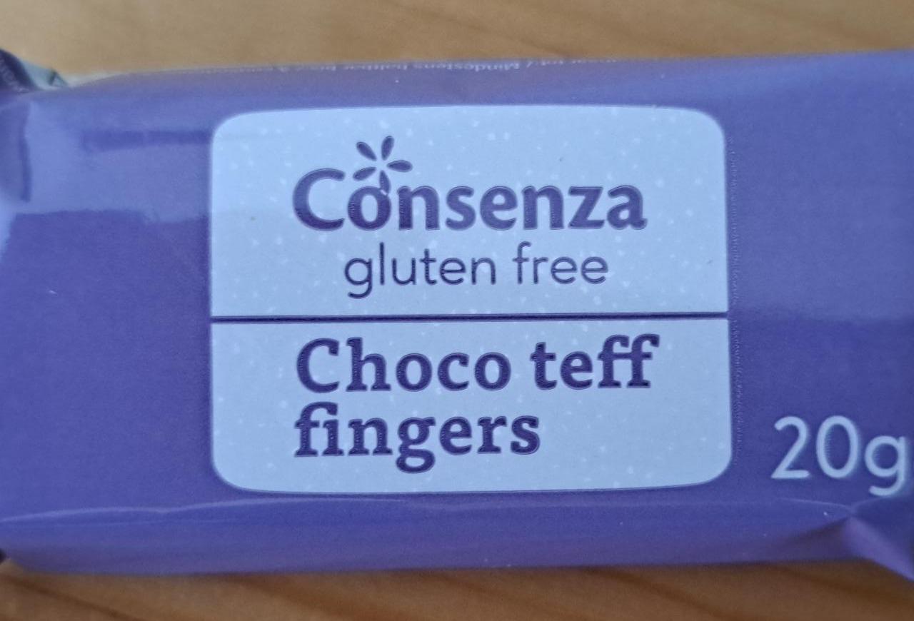 Fotografie - Choco teff fingers gluten free Consenza