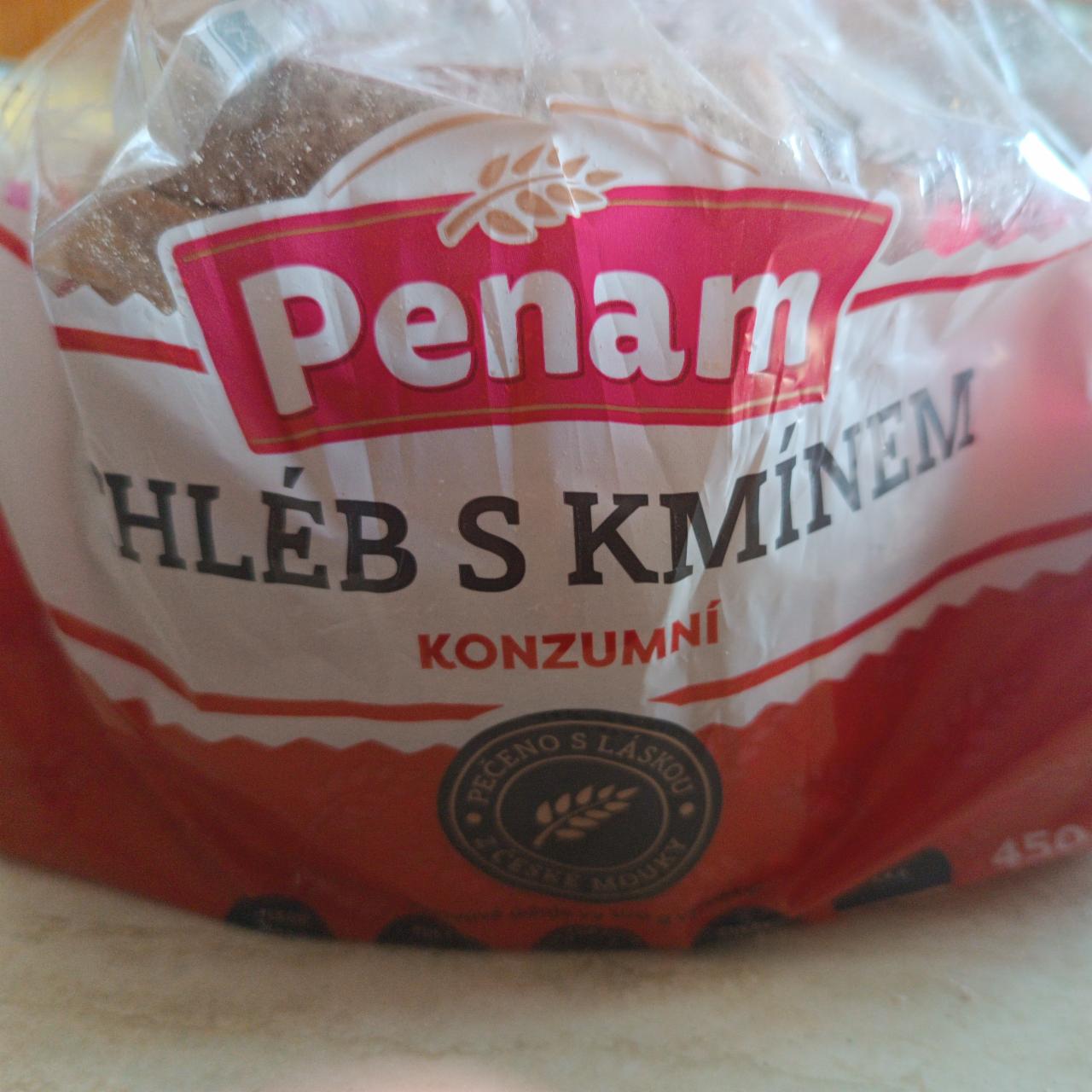 Fotografie - Chléb s kmínem konzumní Penam