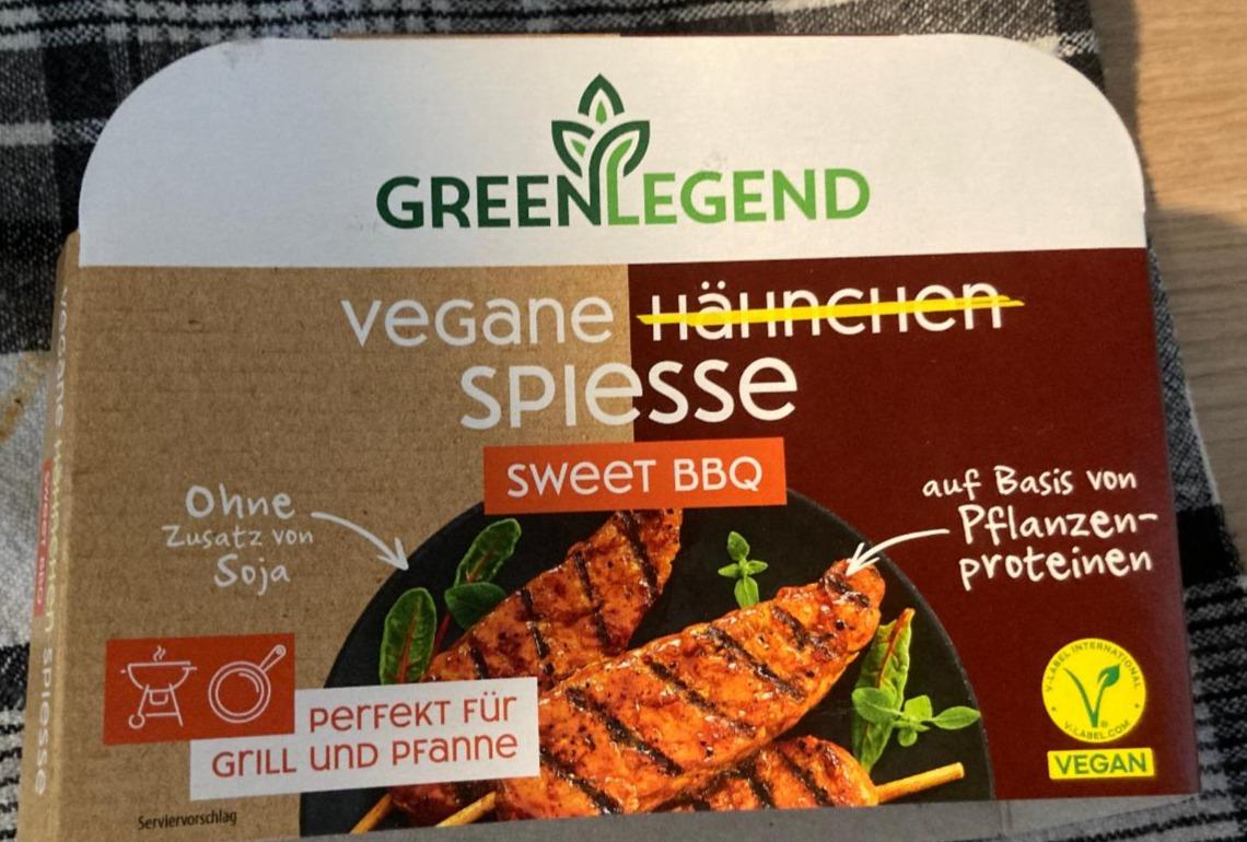 Fotografie - Vegane spiesse sweet bbq Green Legend