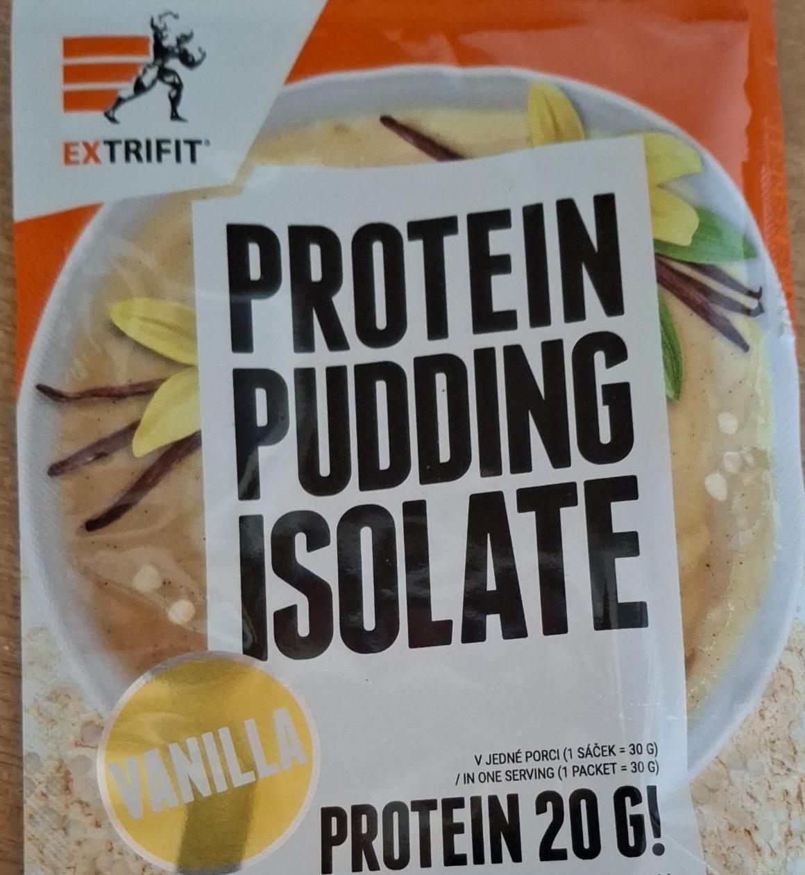 Fotografie - Protein pudding isolate vanilla Extrifit