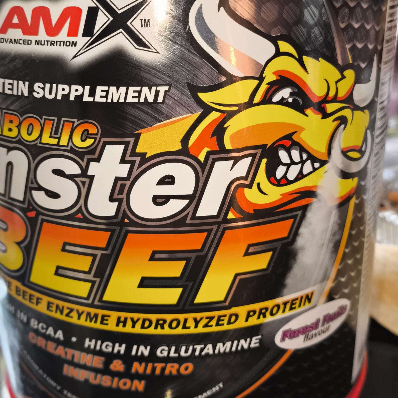 Fotografie - Monster Beef Protein Forest Fruit Amix