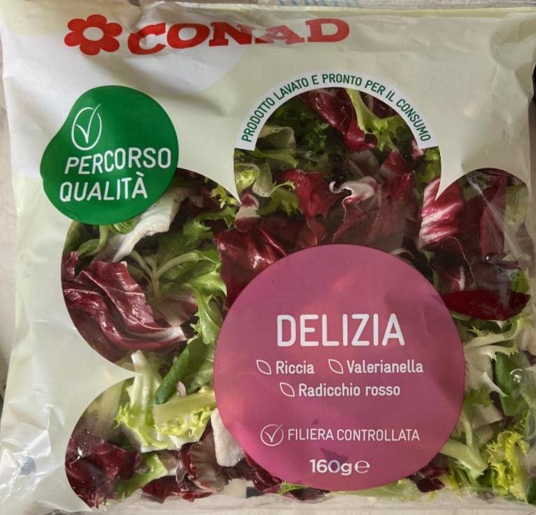 Fotografie - Delizia riccia velerianella radicchio rosso Conad