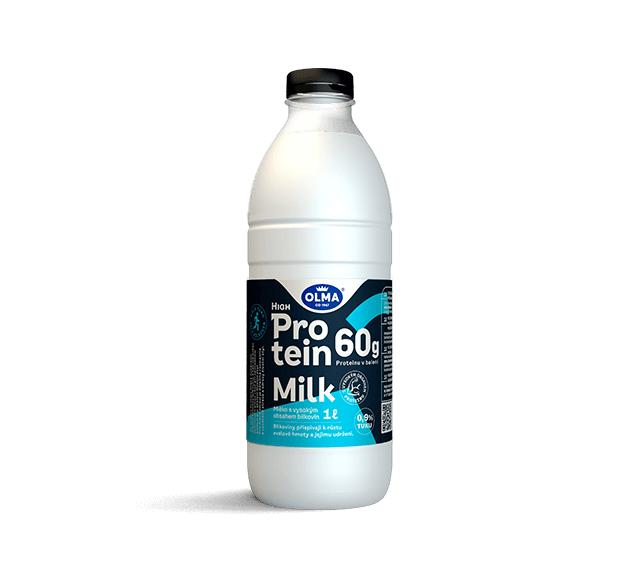 Fotografie - High protein milk 0,9% tuku Olma