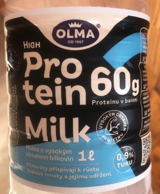 Fotografie - High protein milk 0,9% tuku Olma