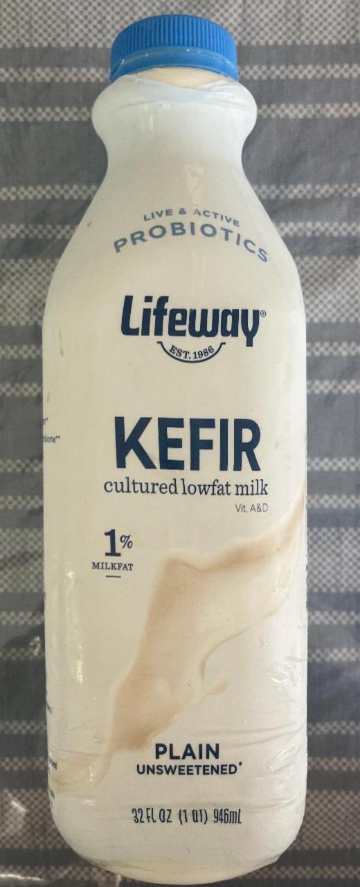 Fotografie - Kefir lowfat plain unsweetened Lifeway