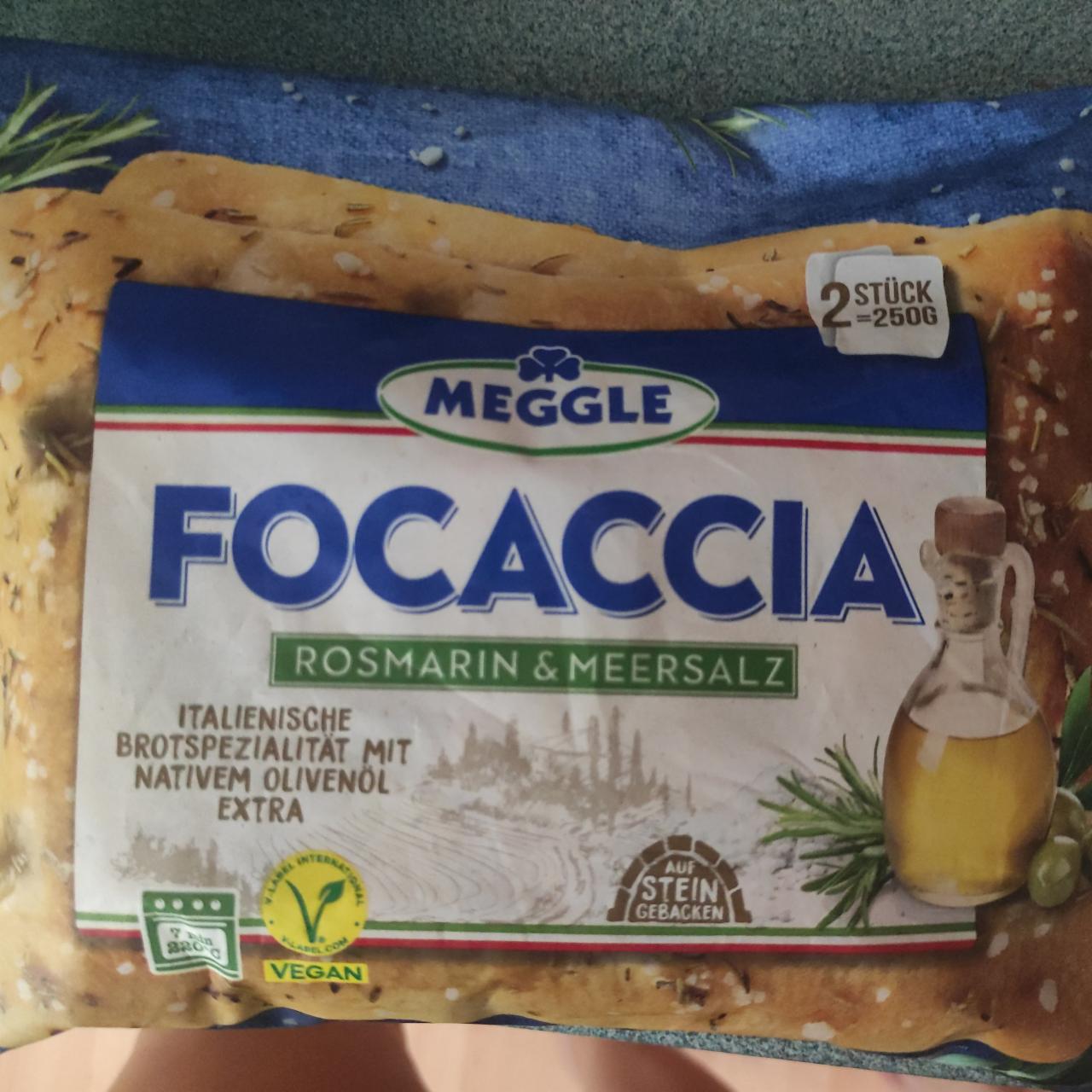 Fotografie - Focaccia rosmarin-meersalz Meggle