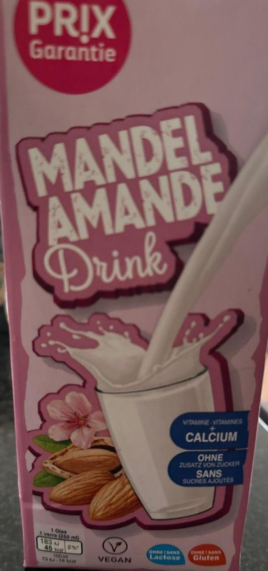 Fotografie - Mandel Amande drink Coop Prix Garantie