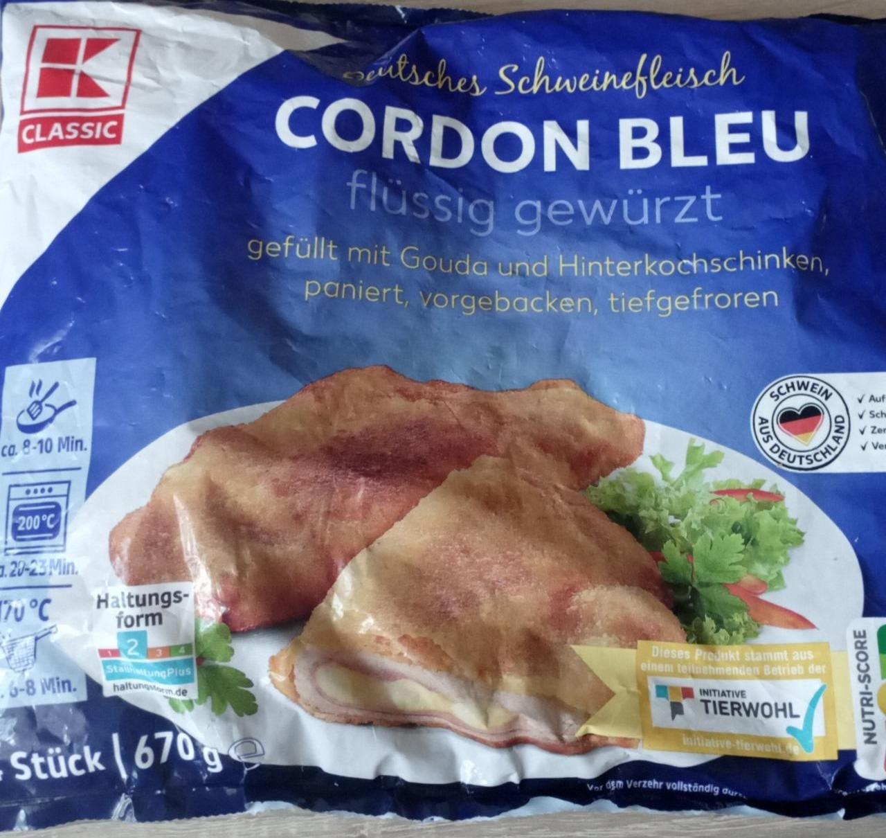 Fotografie - Cordon bleu flüssig gewürzt K-Classic