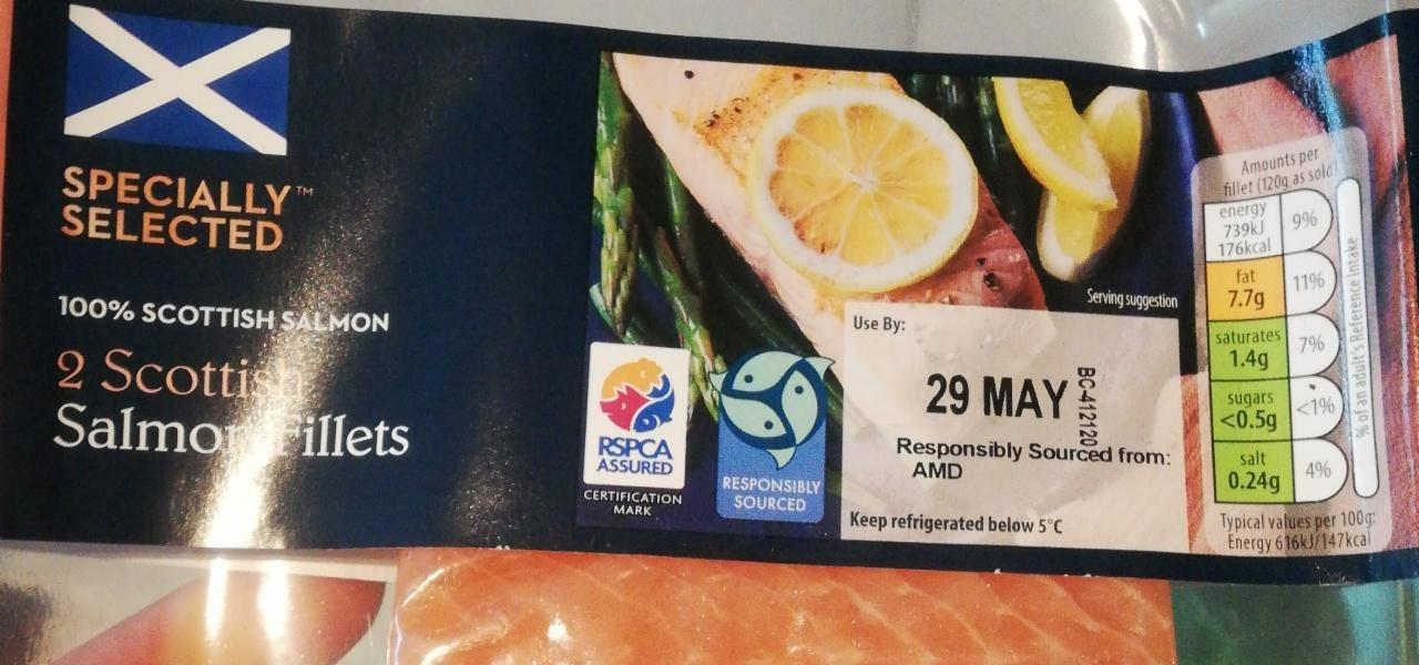 Fotografie - Scottish salmon fillets Specially selected
